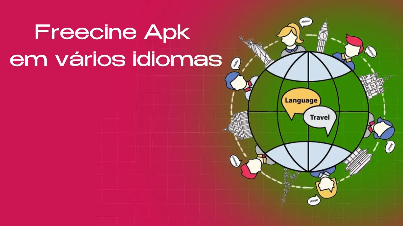 Freecine Apk em vários idiomas